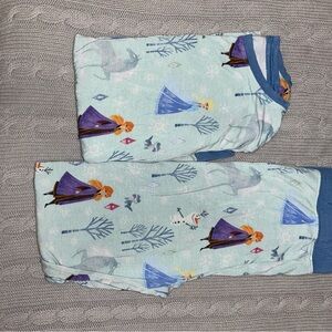 Little sleepies - FROZEN 7/8 long sleeve set- PLAY CONDITION